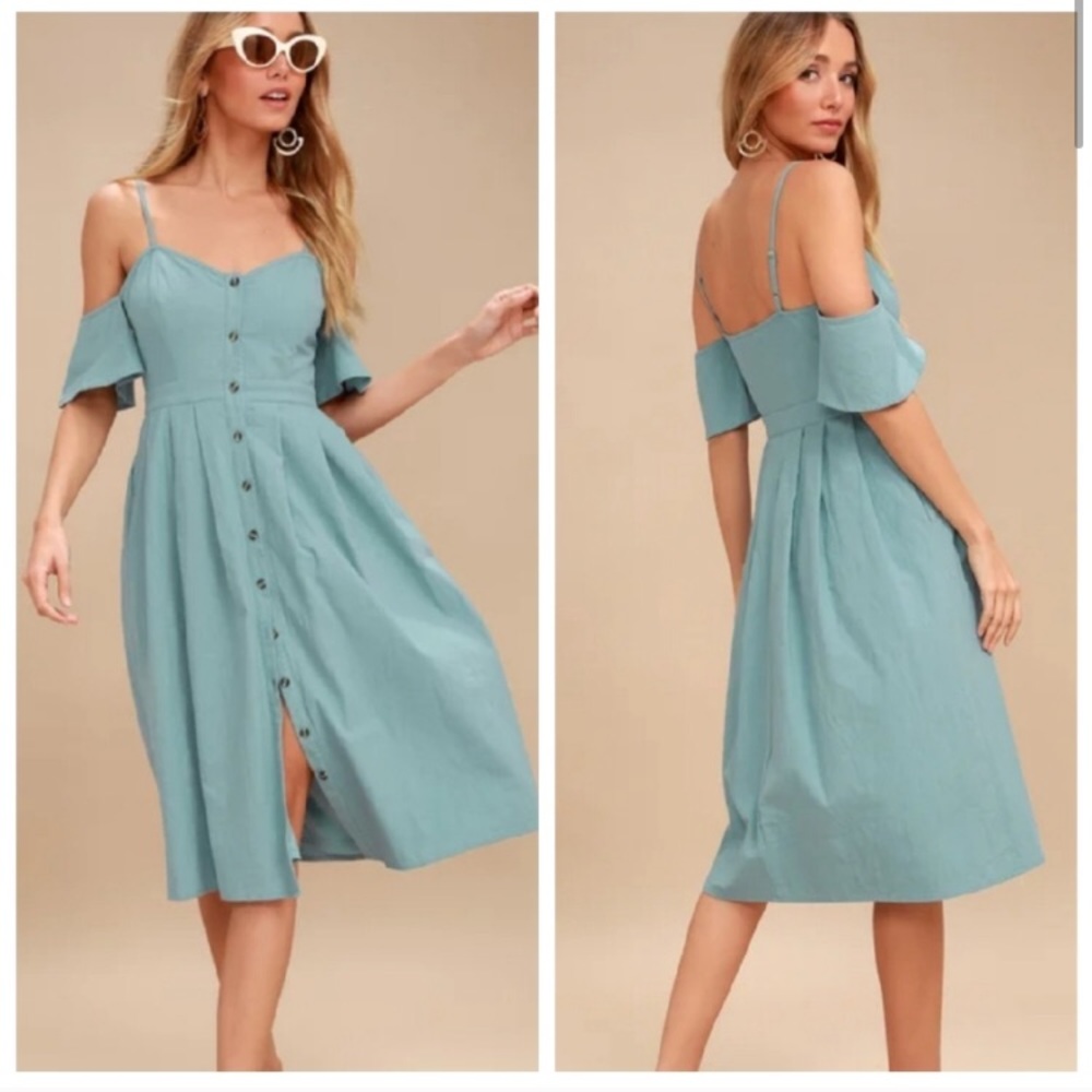 NWT Lulus Ive Got Love Off the Shoulder Dress
